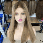 Front Lace Medium Length Wig