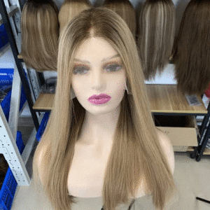 Front Lace Medium Length Wig