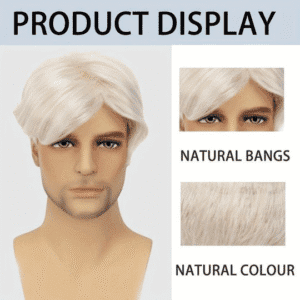 White Hair Full Head Wig